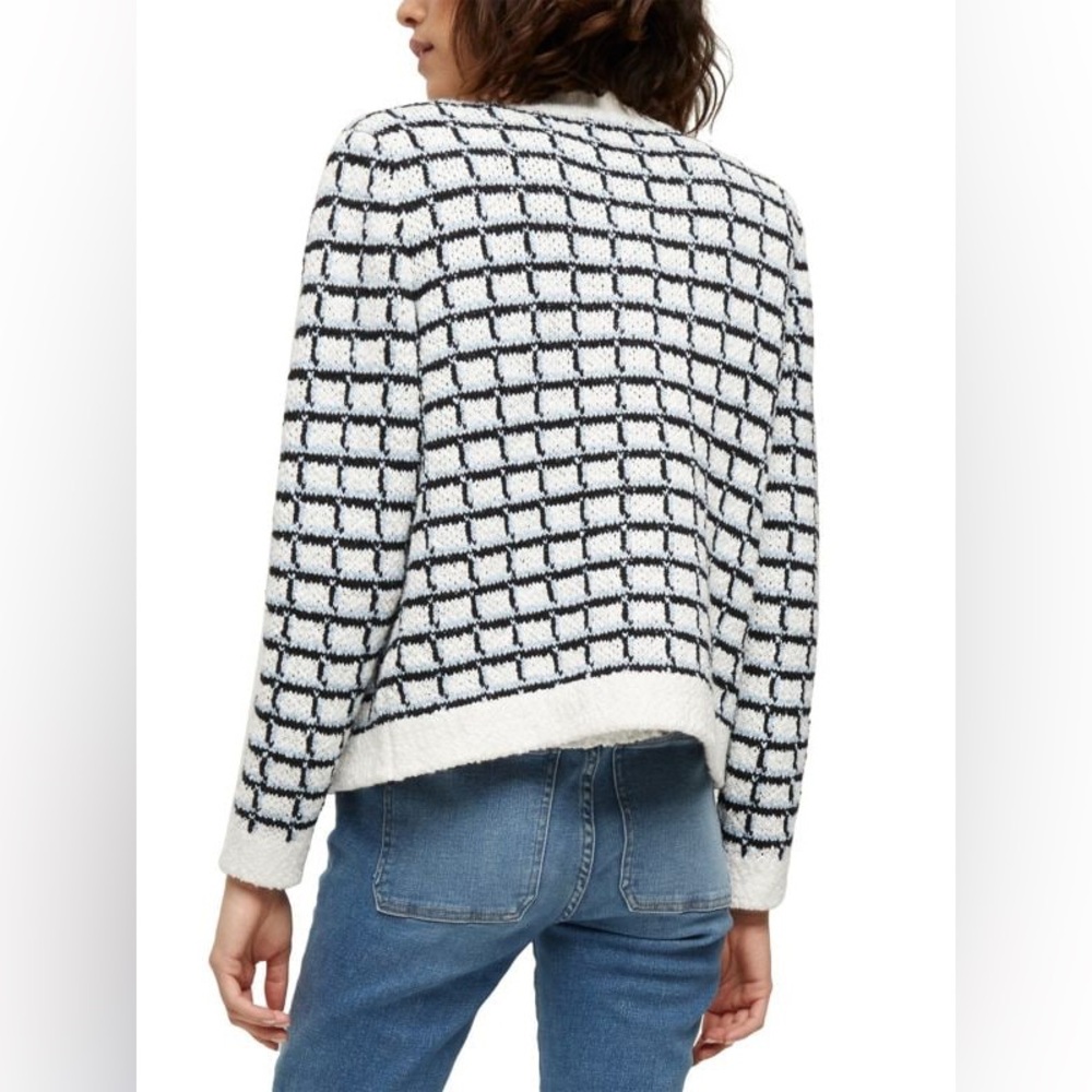 $648 VERONICA BEARD
Lavigne Tweed Knit Jacket size M - Picture 5 of 11